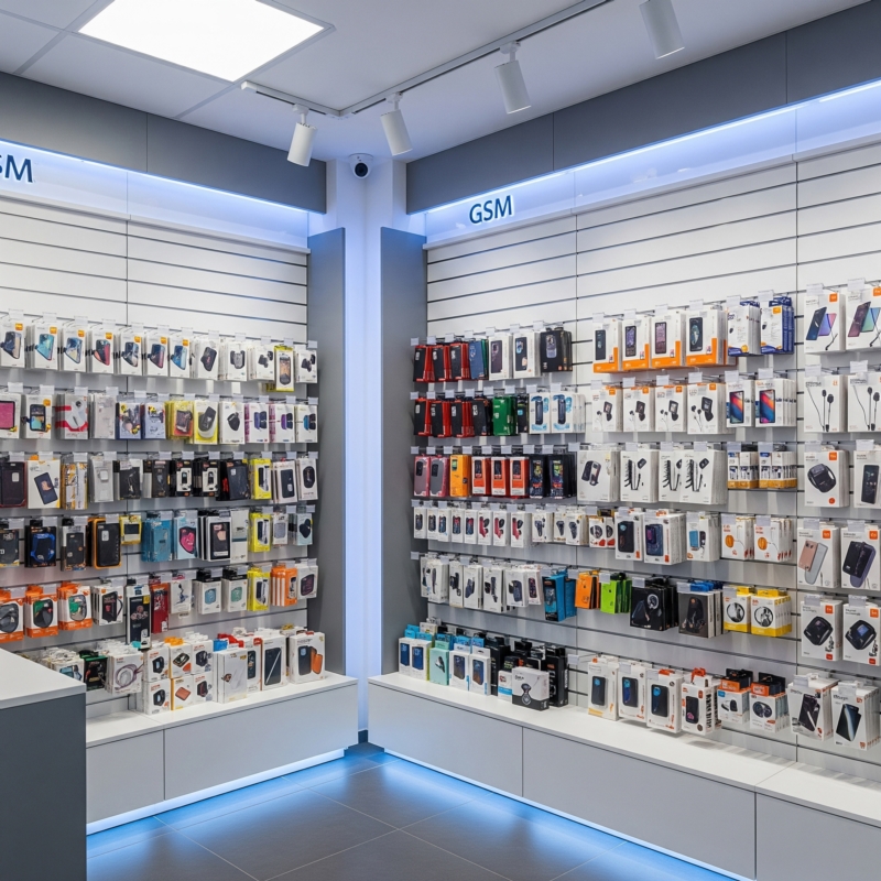 Panel Slatwall Shopwall śnieżnobiały Alaska