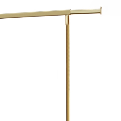 Stender sklepowy na kółkach 140-200cm złoty