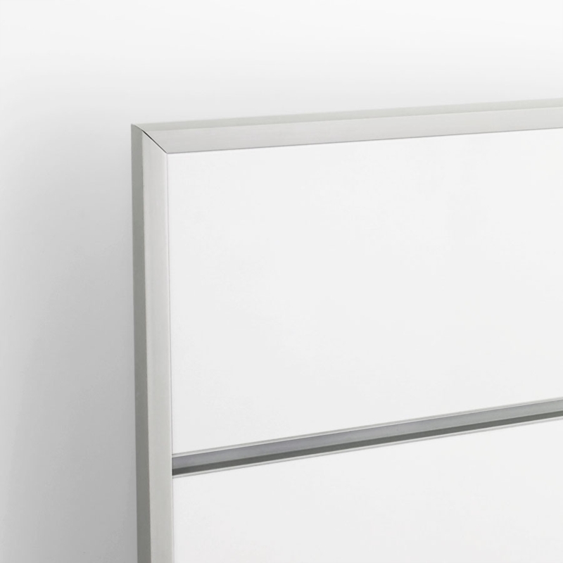 Wsuwka plastikowa L, szara, system Spacewall