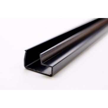 Wsuwka plastikowa L, grafitowa, system Spacewall