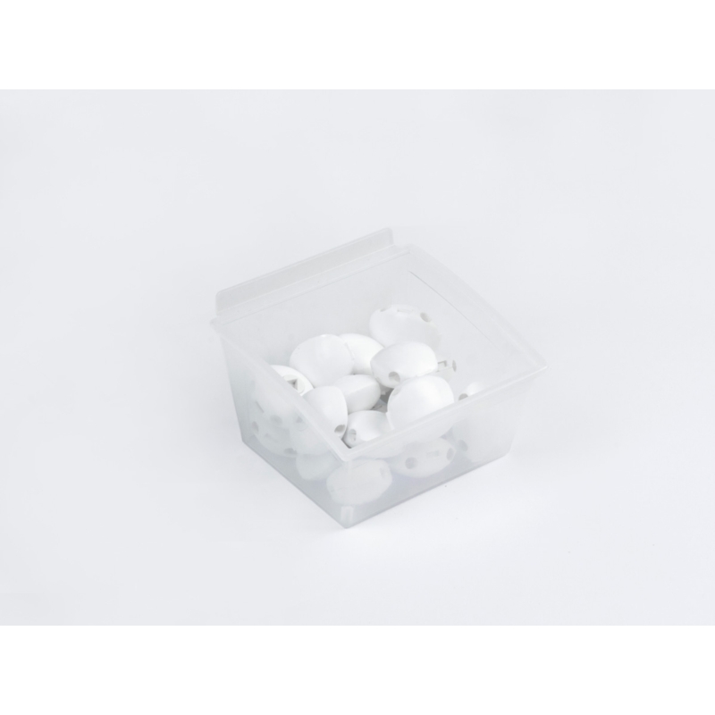 Pojemnik SLIM Slatwall 14x14x10cm bezbarwny