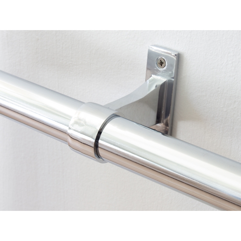 Uchwyt dystansowy 5cm, przelotowy do rury fi 25mm