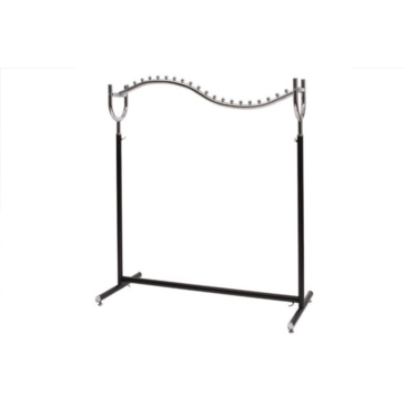 Stender transporter na kółkach, FALA 120cm, chrom