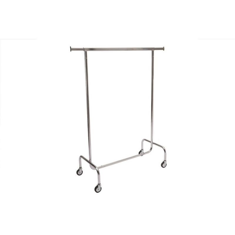 Stender sklepowy na kółkach 140-200cm, chrom