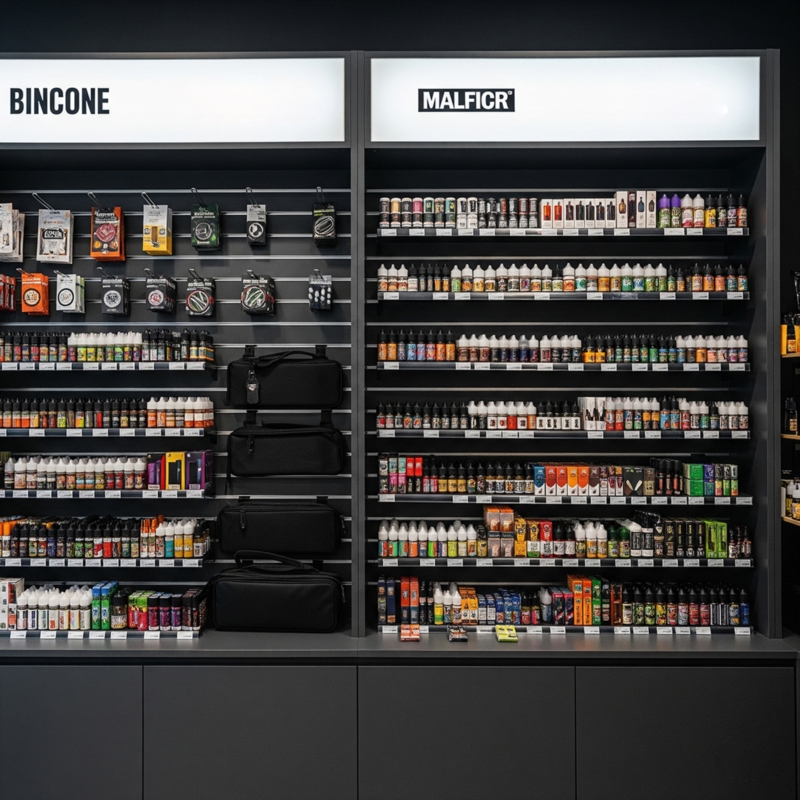 Panel sklepowy Slatwall Shopwall Czarny