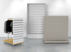 Meble z panelem SlatWall